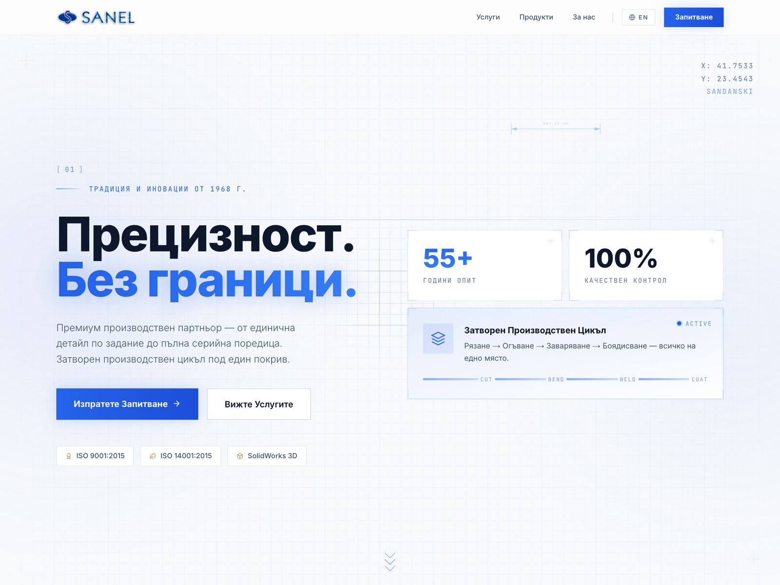 Начална страница на sanel.bg